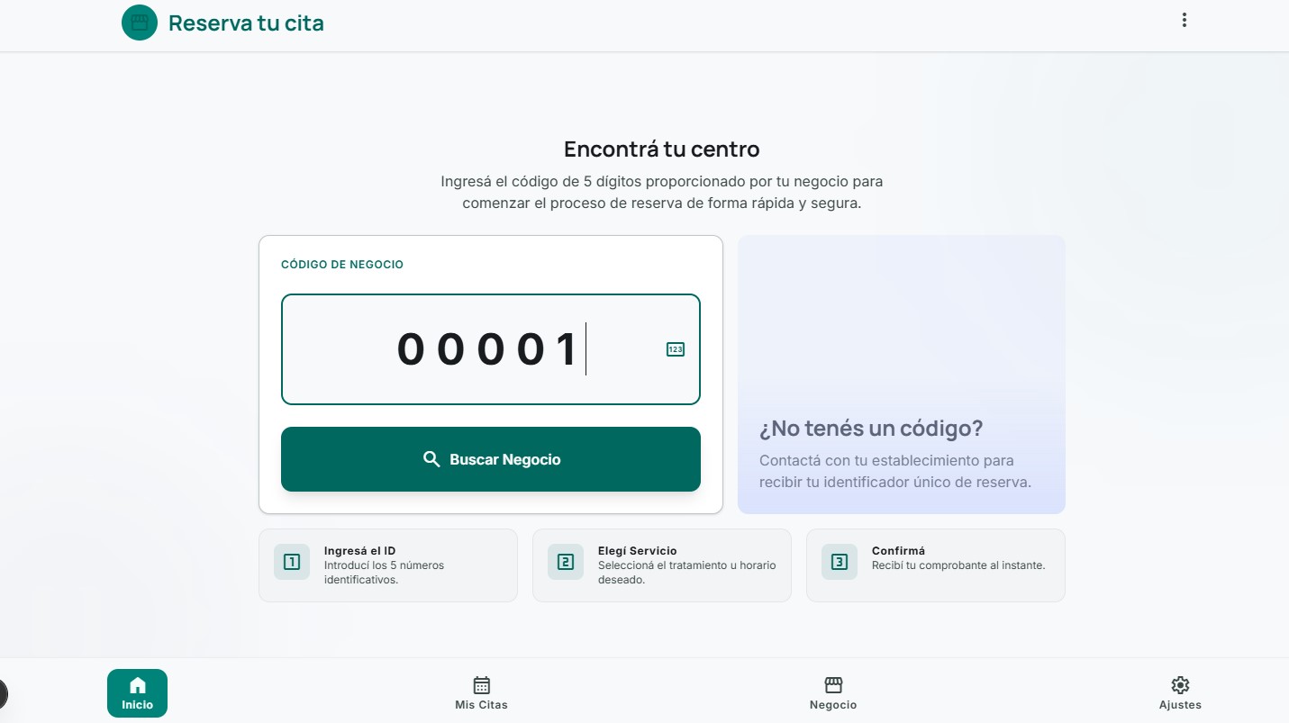 Mini Turnos — Profesional