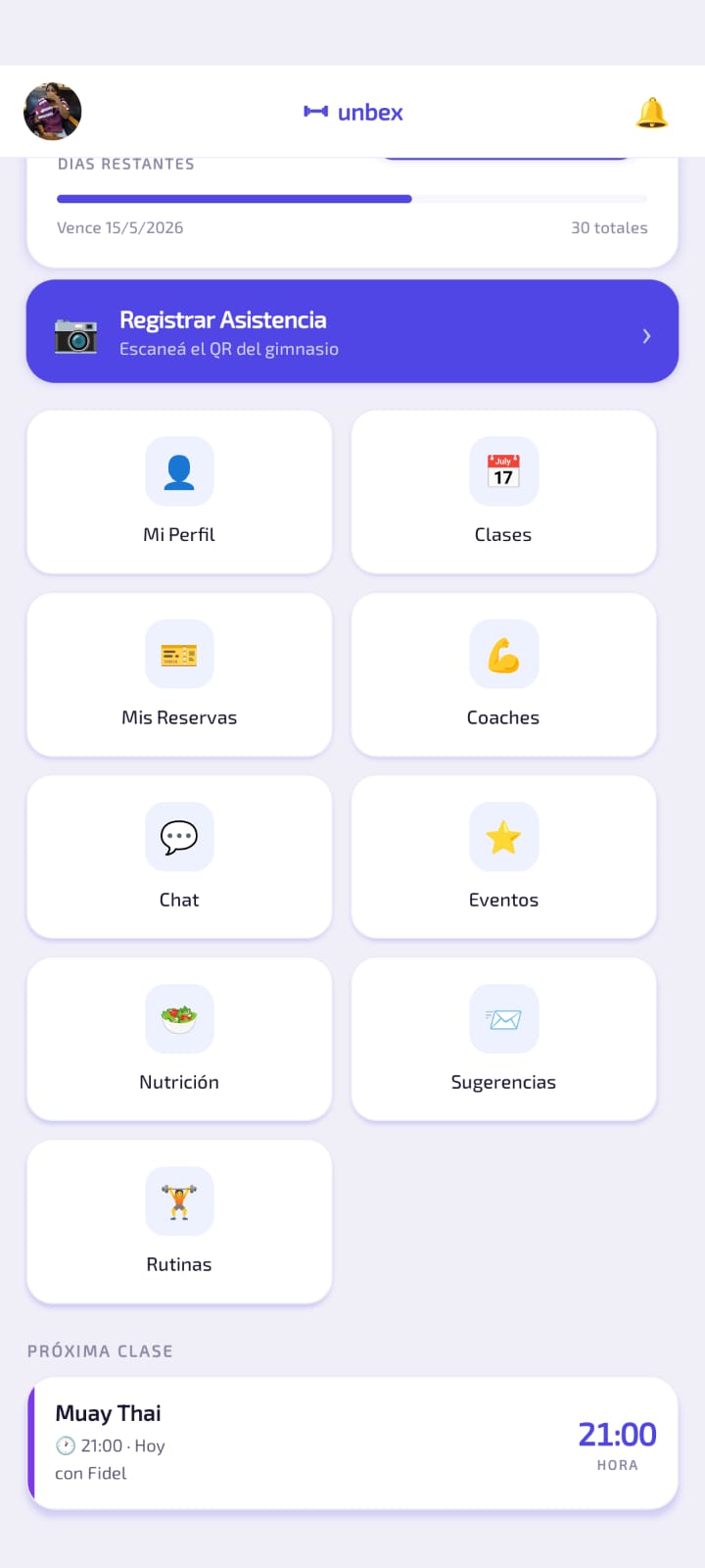 Stratos Mobile — Nutrición